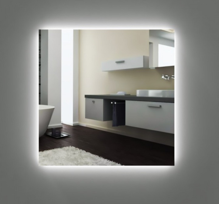 ДЗЕРКАЛО З LED ПІДСВІЧУВАННЯМ 700 Х 700 ММ. Киев - изображение 1