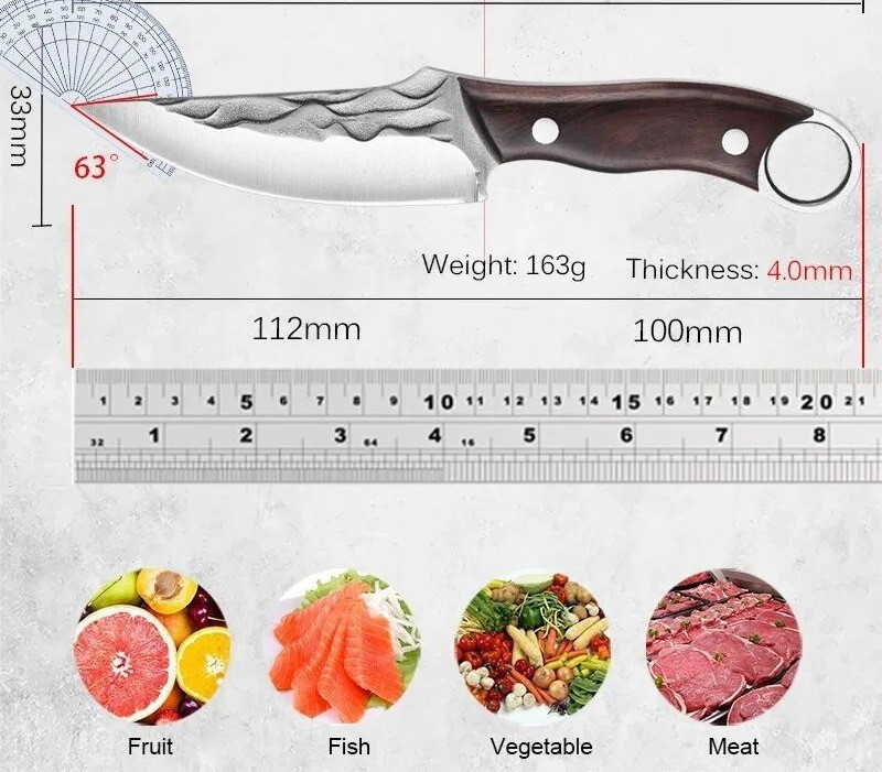 Ніж туристичний дуже зручний і надзвичайно гострий Косів - зображення 5