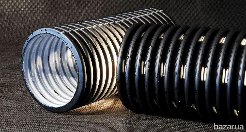 Двухслойные гофрированные канализационные трубы (КОРСИС) ф400 мм Киев - изображение 2