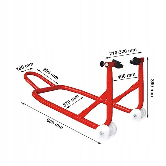Подставка под заднее колесо мотоцикла L-образная 250 кг TORIN TRMT005 Харьков - изображение 3