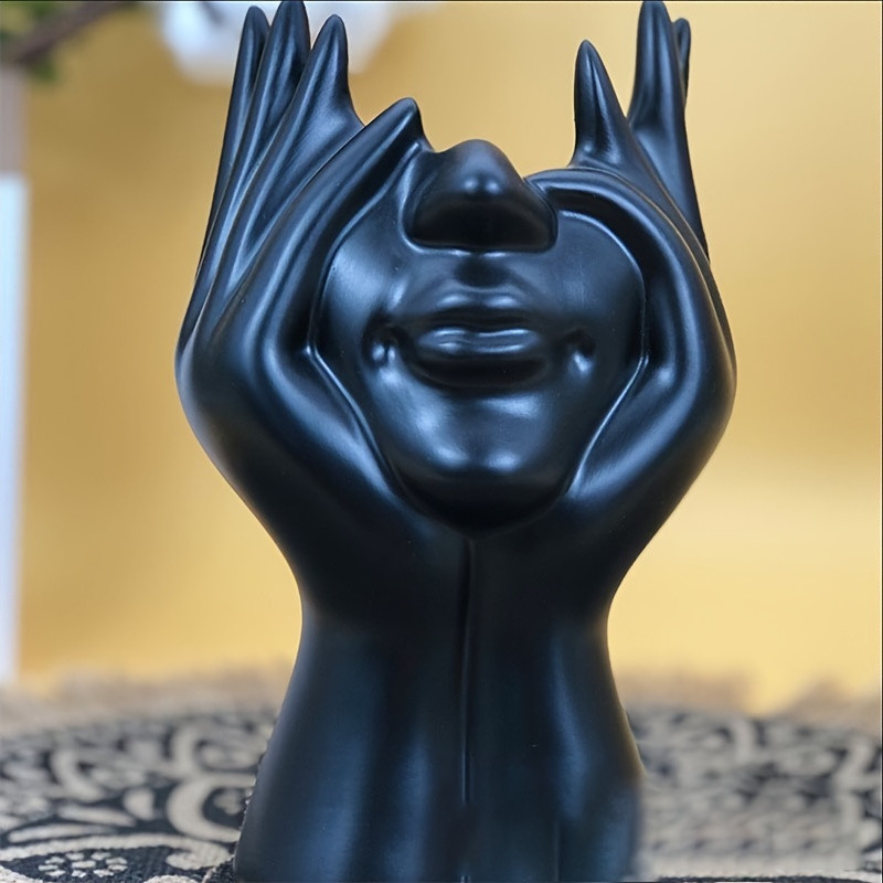 Ваза-органайзер «Art Body» для цветов, косметики, канцелярии 17см черная Одеса - зображення 2