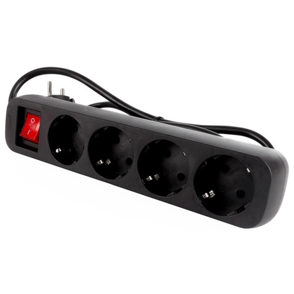 ColorWay Фільтр живлення СolorWay 4 розетки 2м Black (CW-PSEA42BK) (Код товару:38542) Харьков - изображение 3