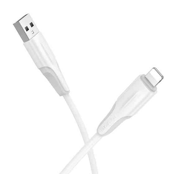 Дата кабель Borofone BX119 New USB to Lightning 2.4A (1m) Херсон