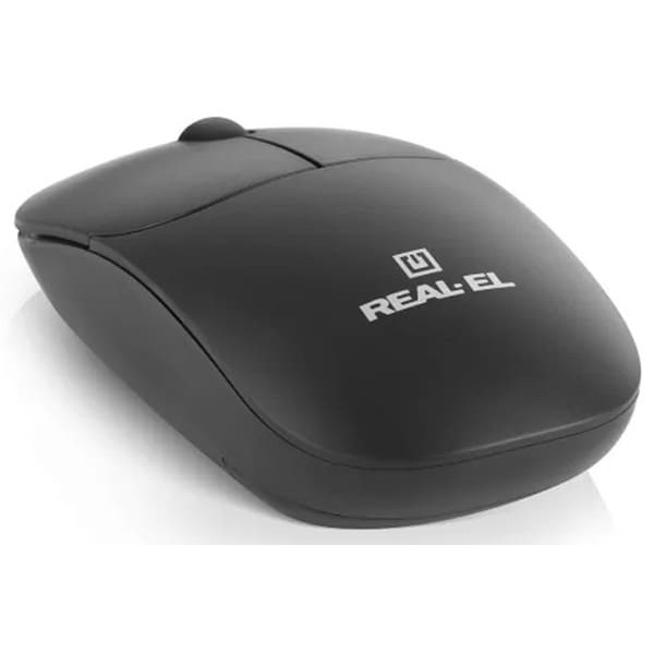 Мишка REAL-EL RM-313 Wireless Black (EL123200042) Харків - зображення 5