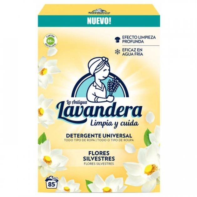 Порошок для прання універсальний Lavandera Білі квіти Universal 8435495815068 5.1 кг Київ - зображення 1