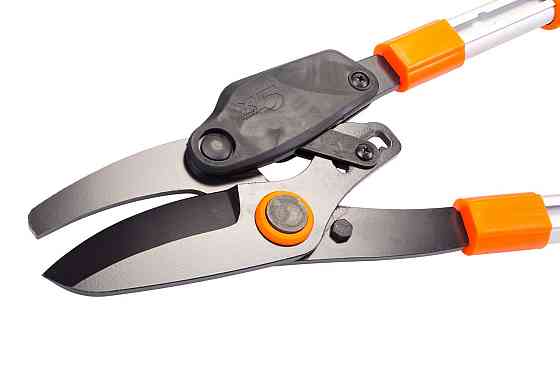 Сучкорез с наковальней MASTERTOOL храповый с алюминиевыми телескопическими ручками 700-1030 мм тефло Харків