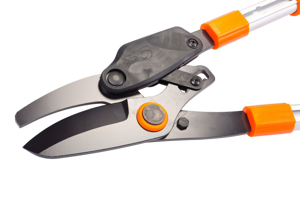 Сучкорез с наковальней MASTERTOOL храповый с алюминиевыми телескопическими ручками 700-1030 мм тефло Харків - зображення 4