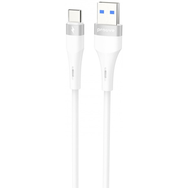 Кабель Proove Light Silicone Plus USB to Type-C 3A 1m White (CCLS15001202) (Код товару:41586) Харьков - изображение 1