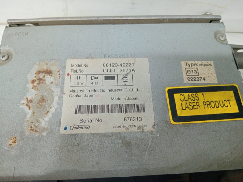 Магнитофон Toyota RAV 4 2005-2016 8612042220 (Арт. 60537) Київ - зображення 3