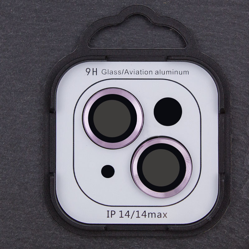 Защитное стекло Metal Classic на камеру (в упак.) для Apple iPhone 14 (6.1") / 14 Plus (6.7") Херсон - зображення 4