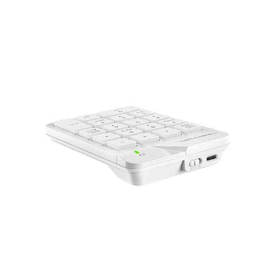 Клавиатура компьютерная безпроводная цифровой блок A4Tech Fstyler Numpad FGK21C(White) белая Киев