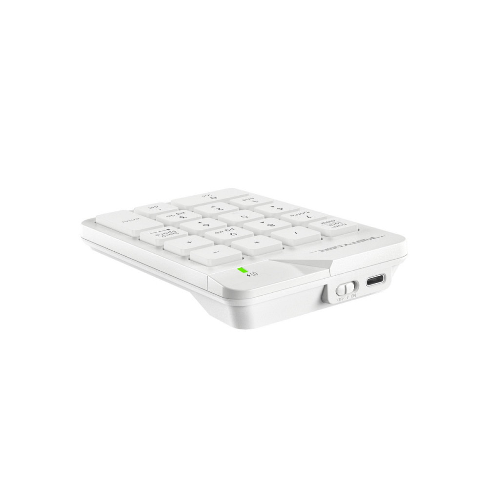 Клавиатура компьютерная безпроводная цифровой блок A4Tech Fstyler Numpad FGK21C(White) белая Київ - зображення 4