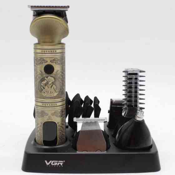 Машинка для стрижки аккумуляторная VGR V-106 золотистая Київ