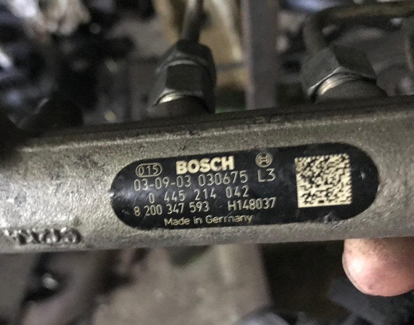 Б/у рейка топливная Renault 2.2-2.5 dci, 8200347593, 0445214042, Кропивницький - зображення 2