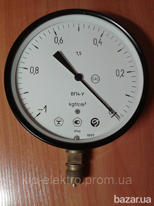 Вакуумметр показывающий ВП4-У (ВП-4У, ВП4У, ВП 4У) - радиальный штуцер (РШ) Киев - изображение 1