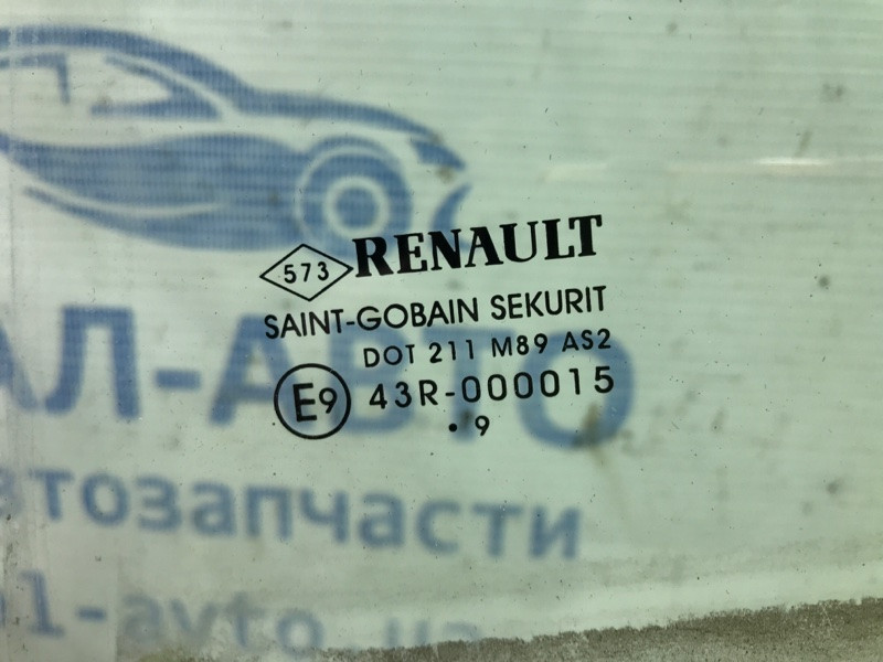 Стекло двери заднее правое Renault Megane 3 1.5 DIESEL K9K 2008 (б/у) Київ - зображення 3