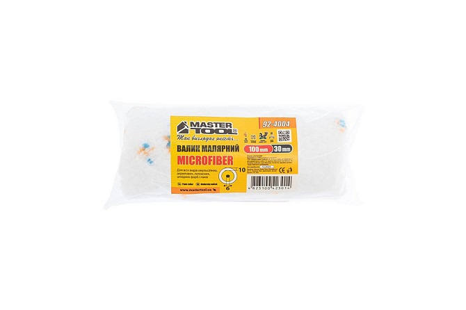 Валик малярный MASTERTOOL Microfiber 30/100/10 мм Ø 6 мм 92-4004 Харьков - изображение 3
