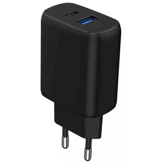 Мережевий зарядний пристрій Proove Silicone Power 2 30W (Type-C + USB) + cable Type-C to Type-C 1m B Харьков