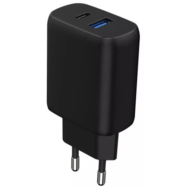 Мережевий зарядний пристрій Proove Silicone Power 2 30W (Type-C + USB) + cable Type-C to Type-C 1m B Харьков - изображение 2