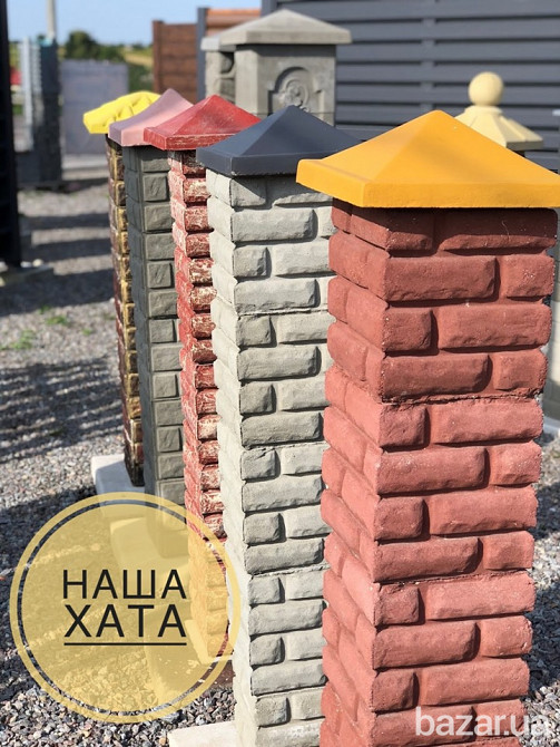 Бетонні вироби, стовпи, парапети, кришки для стовпів від виробника Запорожье - изображение 10