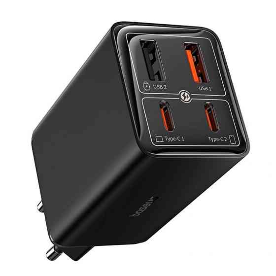 СЗУ Baseus GaN6 Pro OS 65W (2USB-A/2C) + кабель Type-C to Type-C (P10162701) Херсон