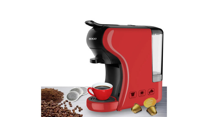 Кофеварка капсульная Sogo SS-5675-R красная Киев - изображение 4