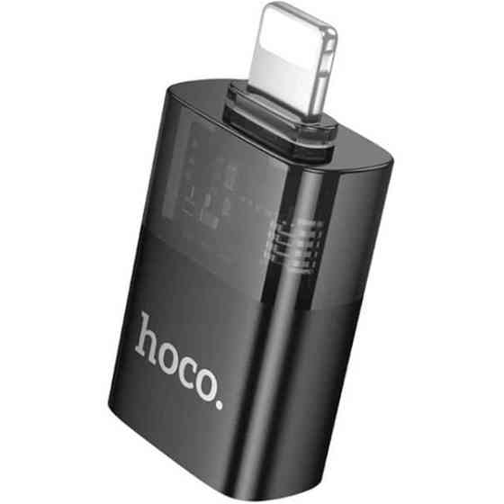 Адаптер Hoco UA36 Lightning male to USB female OTG Black Харків