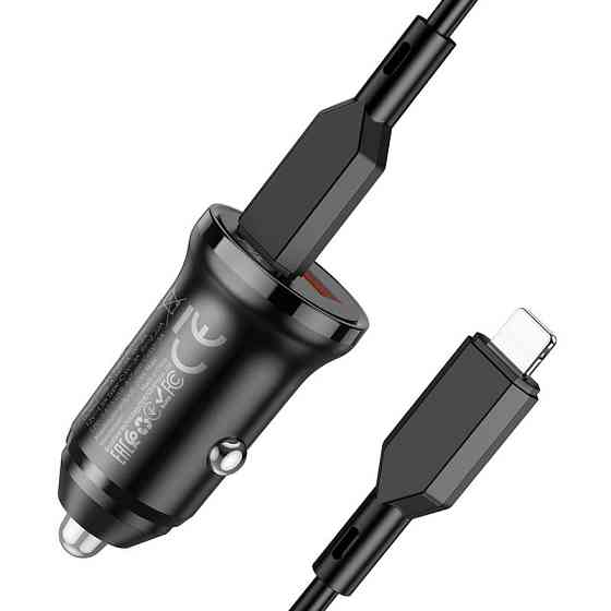 АЗУ Borofone BZ18A PD20W+QC3.0 (1USB-A/1C) + кабель Type-C to Lightning Херсон