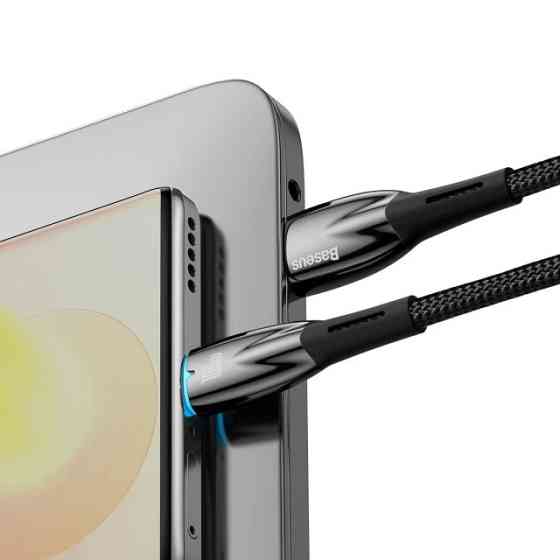 Дата кабель Baseus Glimmer Series Fast Charging Data Cable USB to Type-C 100W 1m (CADH00040) Херсон