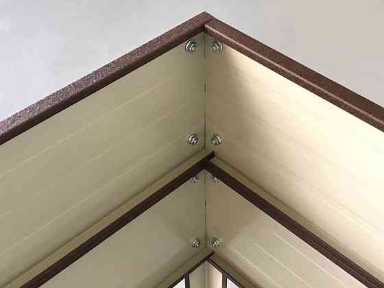 Грядка металлическая коричневого цвета. Київ