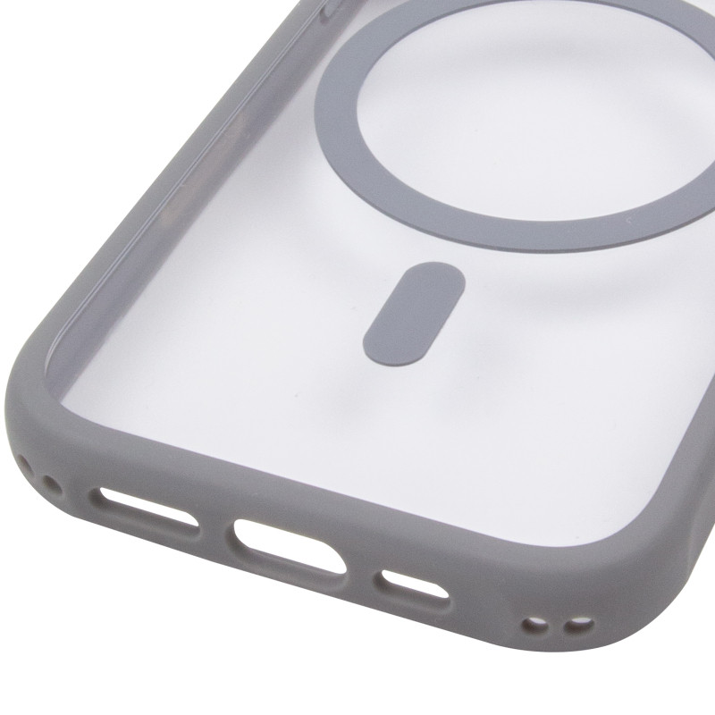 Чехол TPU+PC GETMAN Moon Clear with MagSafe для Apple iPhone 12 Pro Max (6.7") Херсон - зображення 5