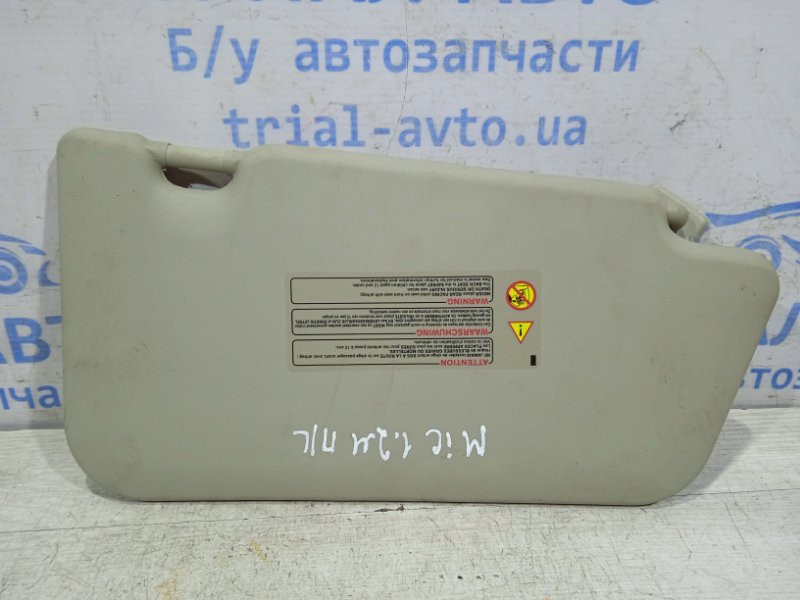 Козырек солнцезащитный левый Nissan Micra K12 1.4 БЕНЗИН 2003 прав. (б/у) Киев - изображение 3