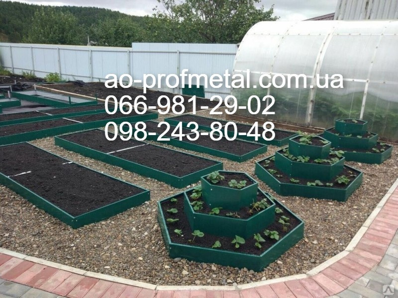 Грядки оцинкованные металлические из профнастила. Київ - зображення 1