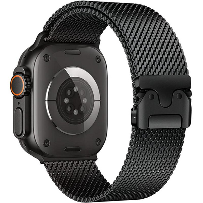 Ремешок Hoco WA33 Original series umbrella buckle Milanese steel strap для Apple watch 44/45/46/49mm Херсон - зображення 2