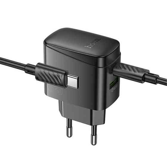 СЗУ Hoco CS61A Bright PD30W+QC3.0 (1USB-A/1C) + кабель Type-C to Type-C Херсон
