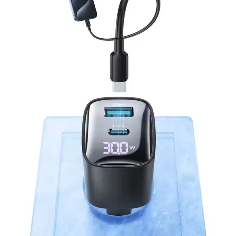 СЗУ Usams US-CC229 GaN Digital Display XC Ser. 30W (1USB-A/1C) Херсон - изображение 2