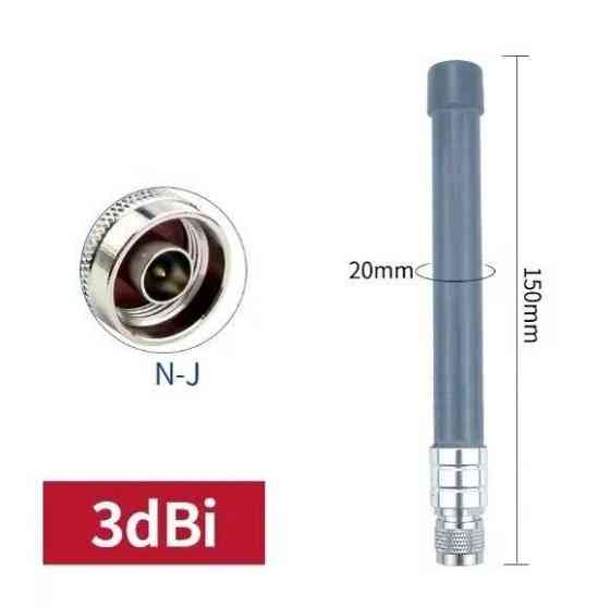 Антенна 680-1150/1630-1830/2180-3000MHz 3dBi, до 100W, 15 см, N-male, (10847) Дніпро