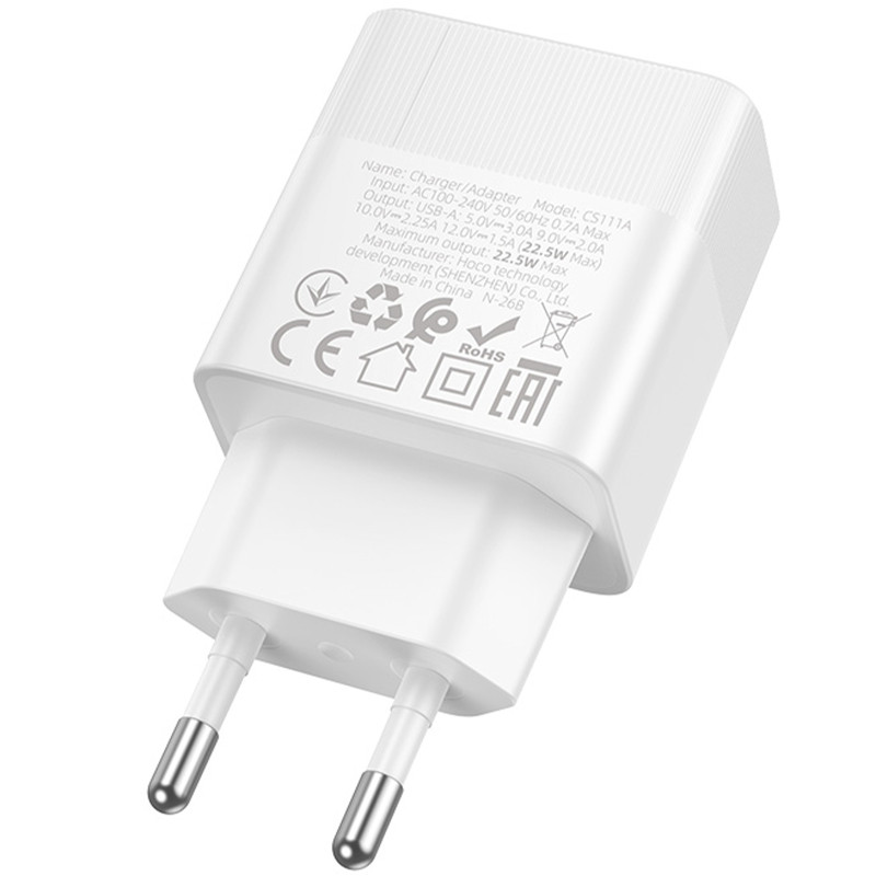 СЗУ Hoco CS111A Lounge PD22.5W (1USB-C) Херсон - зображення 3