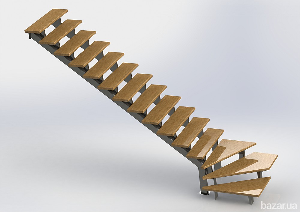 Лестницы маршевые классические Харьков - изображение 1