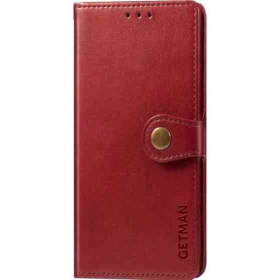 Чехол-книжка Getman Gallant для Xiaomi Redmi Note 10 Pro Red (Код товара:17058) Харків