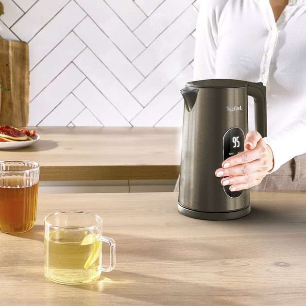 Электрочайник Tefal Selection KI871FE0 1.7 л бронзовый Київ - зображення 7