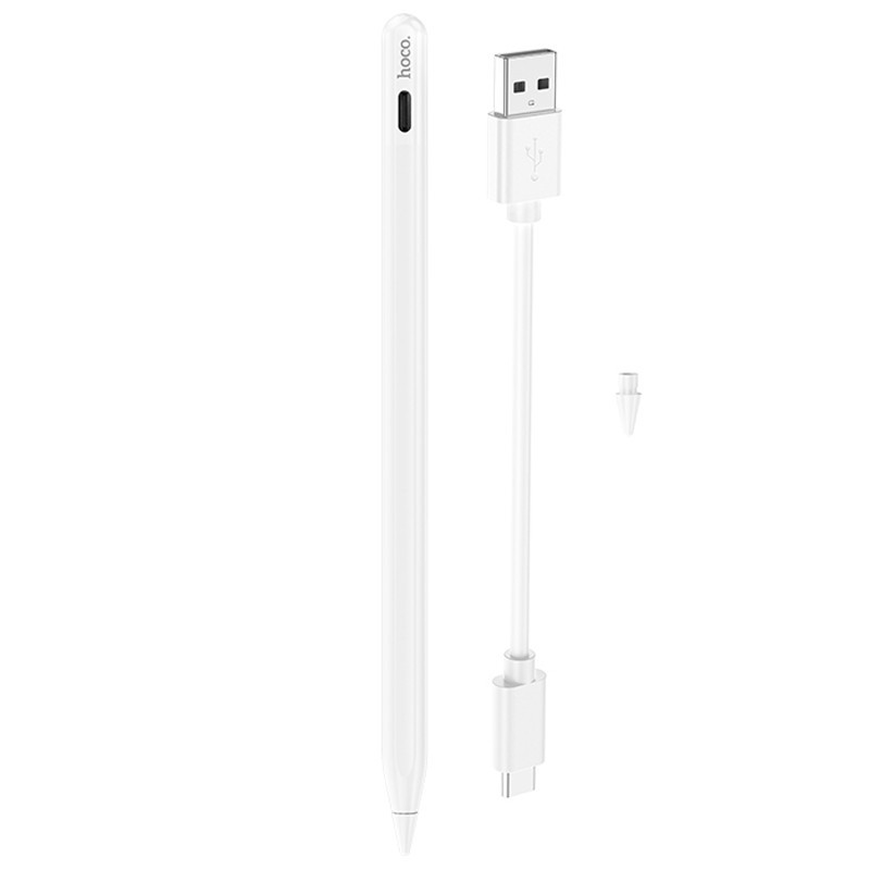 Стилус Hoco GM112 Intelligent anti-lost active capacitive pen with digital display for iPad Херсон - зображення 4