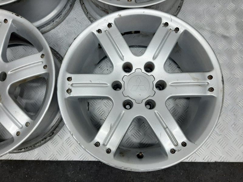 Диски титан комплект R18 Mitsubishi Pajero Sport K9 2.5 DIESEL 4D56 1996 (б/у) Киев - изображение 5