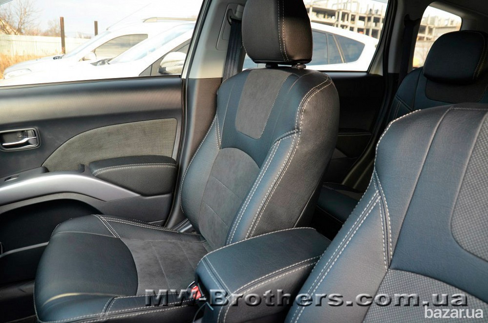 Представляем качественные чехлы Leather Style на Mitsubishi Хмельницький - зображення 2