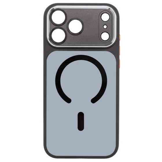 Чохол ArmorStandart Unit-C MagCase SE для Apple iPhone 17 Pro Max Black Orange (ARM86322) (Код товар Харків