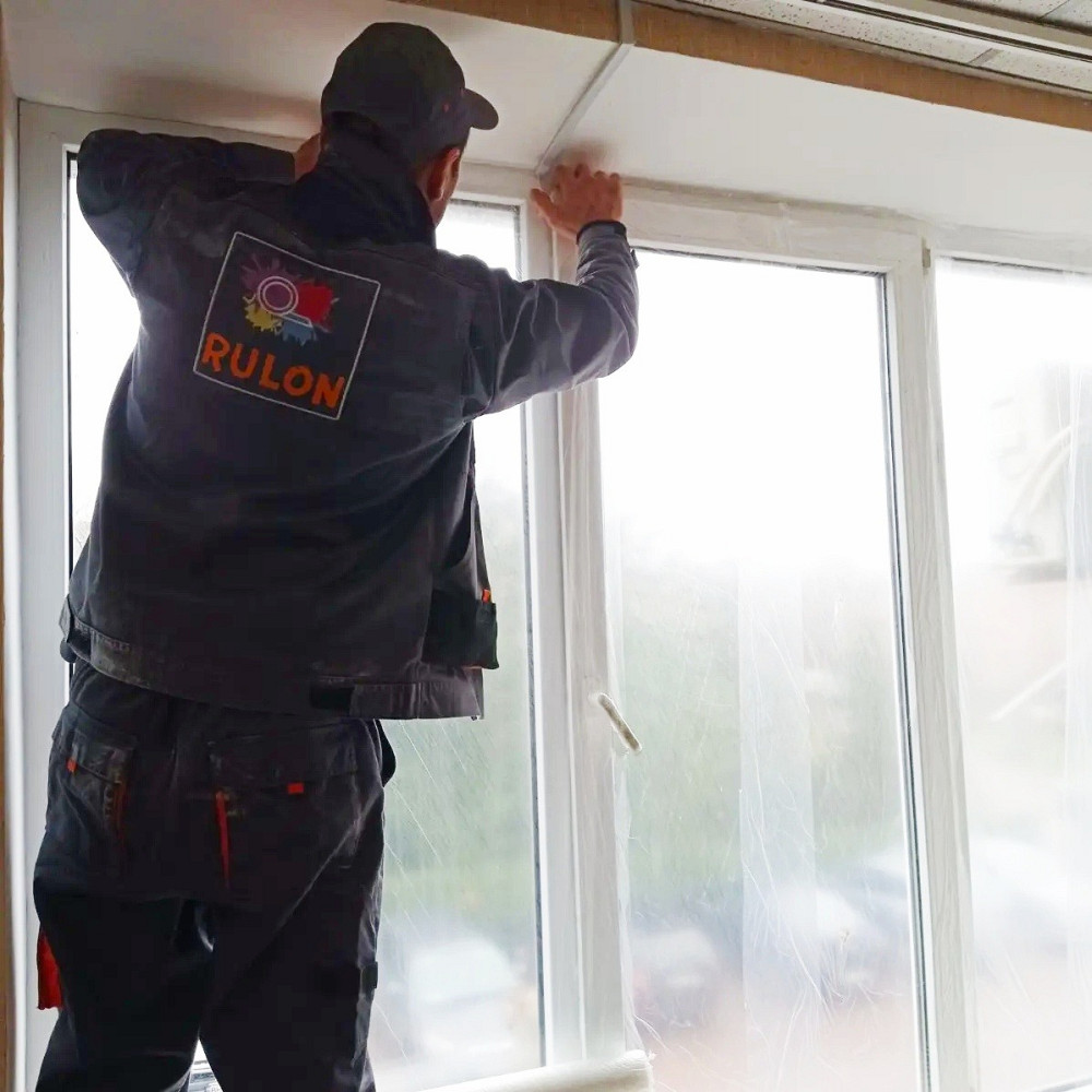 Плівка укривна самоклеюча для захисту поверхонь при ремонті RULON Ірпінь - зображення 1