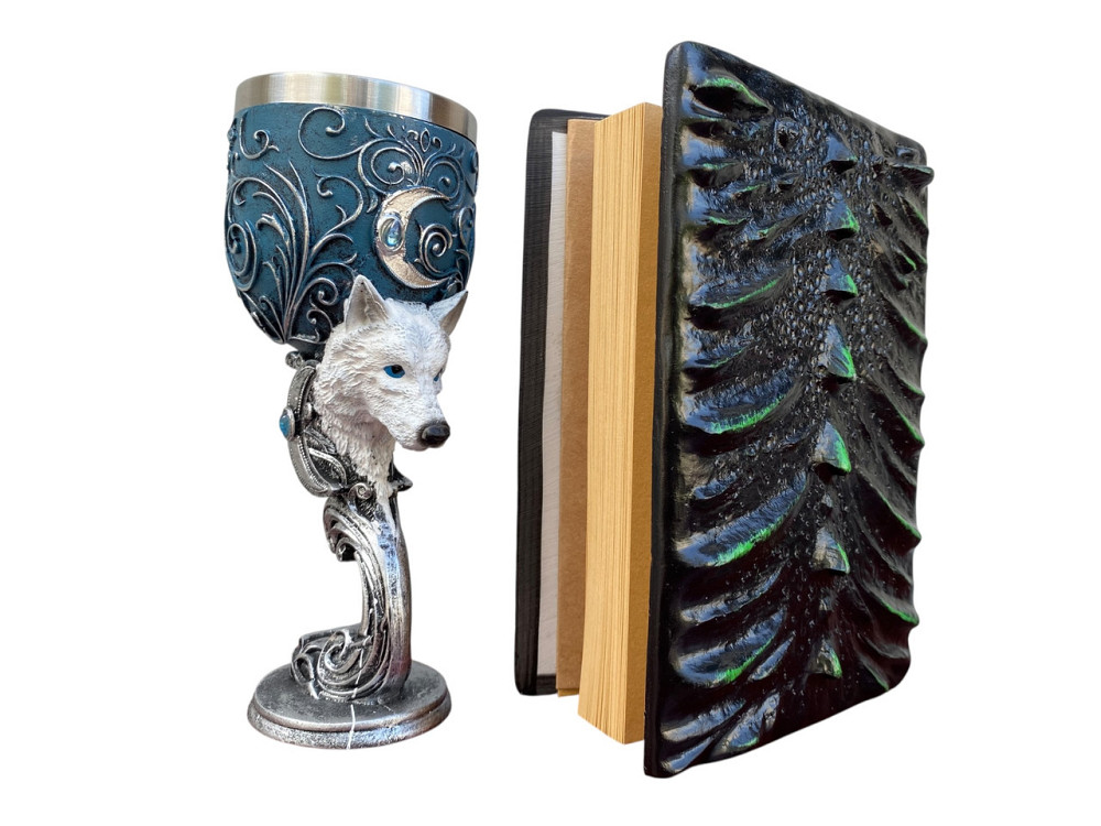 Подарочный набор Бокал 3 Волк и Блокнот 3 «Око Лесного Дракона» Київ - зображення 2