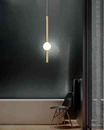 Люстра стельова LED ND7044/900VB-k Латунь 100-200х10х10 см. Київ