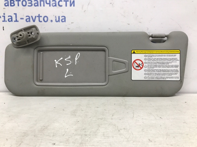 Козырек солнцезащитный левый Kia Sportage SL 1.7 DIESEL D4FD 2010 (б/у) Киев - изображение 1