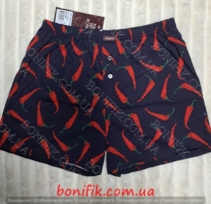 Мужские семейные трусы с рисунком "перцев" (арт. МБ 000007) Кривой Рог - изображение 2